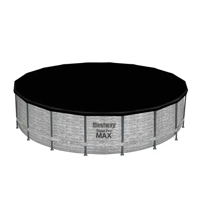 Каркасный бассейн Bestway 5618Y BW, Steel Pro MAX 549х122см, 23062л, фильтр-насос, лестница, тент фото 4